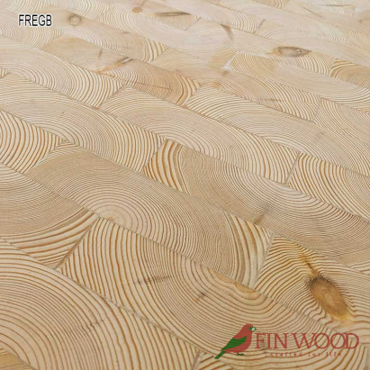 End grain - Rectangular end grain flooring fitting natural #CraftedForLife