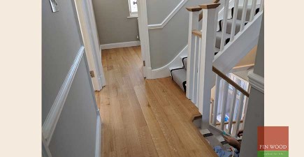 Oak Floor Replaces New Carpet After House Refurbishment #CraftedForLife