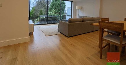 Outstanding feedback from customers in Surrey delighted with wide oak floor boards, KT4 #CraftedForLife
